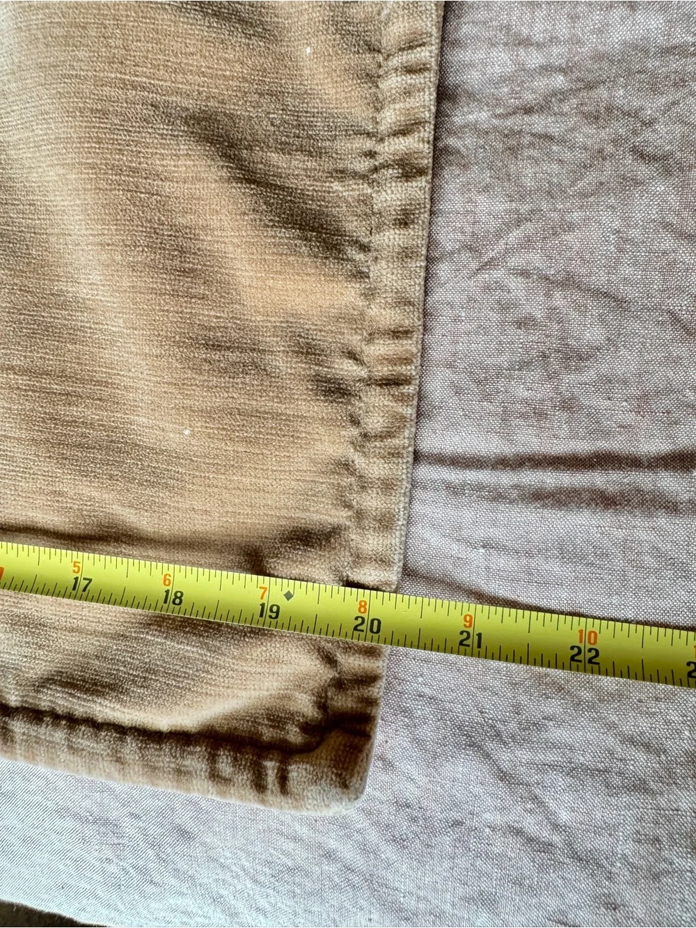 Pottery Barn Camel Velvet Pillow Cover
